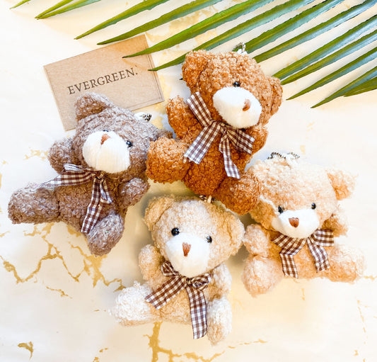 Teddy Bear Keychain - Variety Of Colours Available!