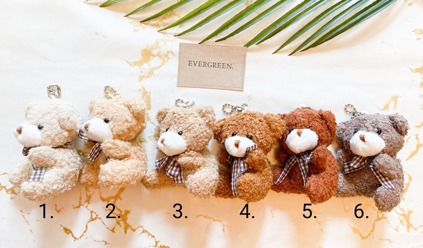 Teddy Bear Keychain - Variety Of Colours Available!