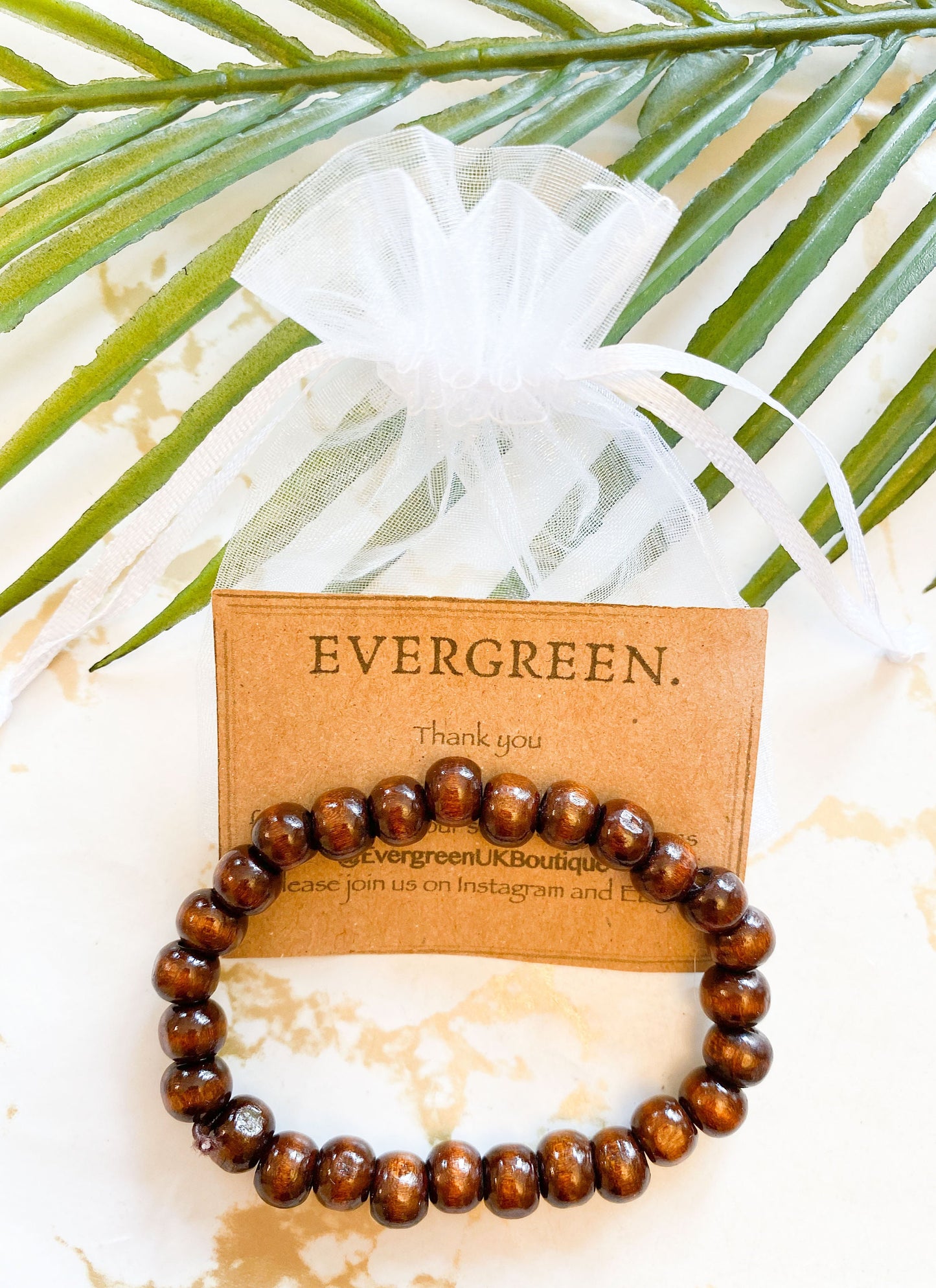 Wooden Beaded Bracelet - Variety Of Colours Available!