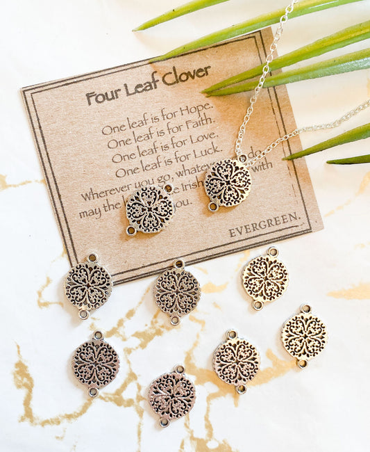 Four Leaf Clover Pendant - Hope, Faith & Luck