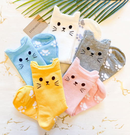 Mum / Mother's Day / Ladies Cat Kitty Kitten Socks - Wide Variety Available!