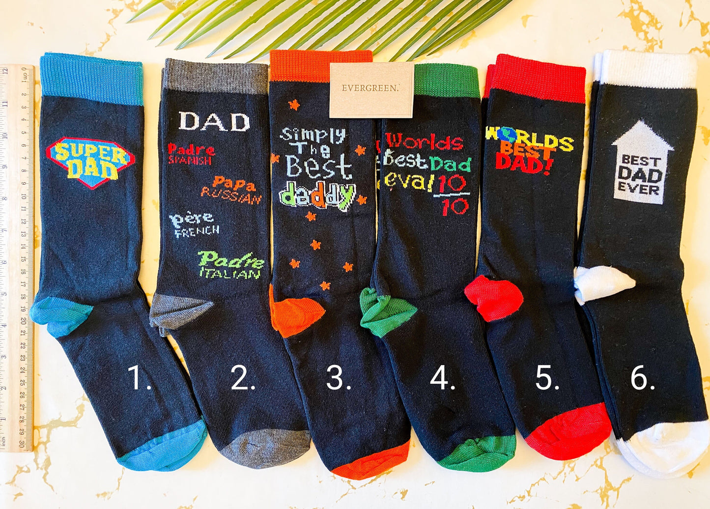Dad / Men's / Father's Day Cotton Socks - Wide Variety Available!