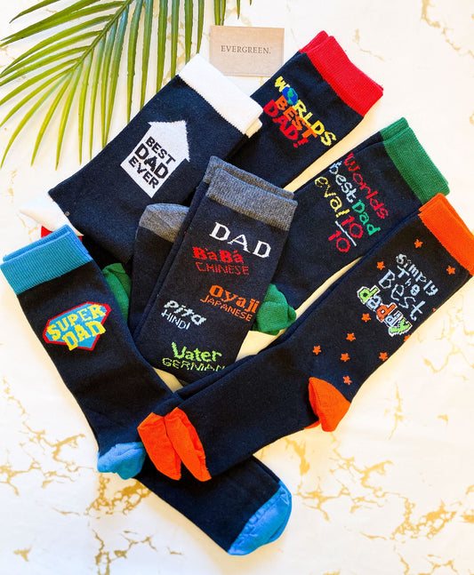 Dad / Men's / Father's Day Cotton Socks - Wide Variety Available!
