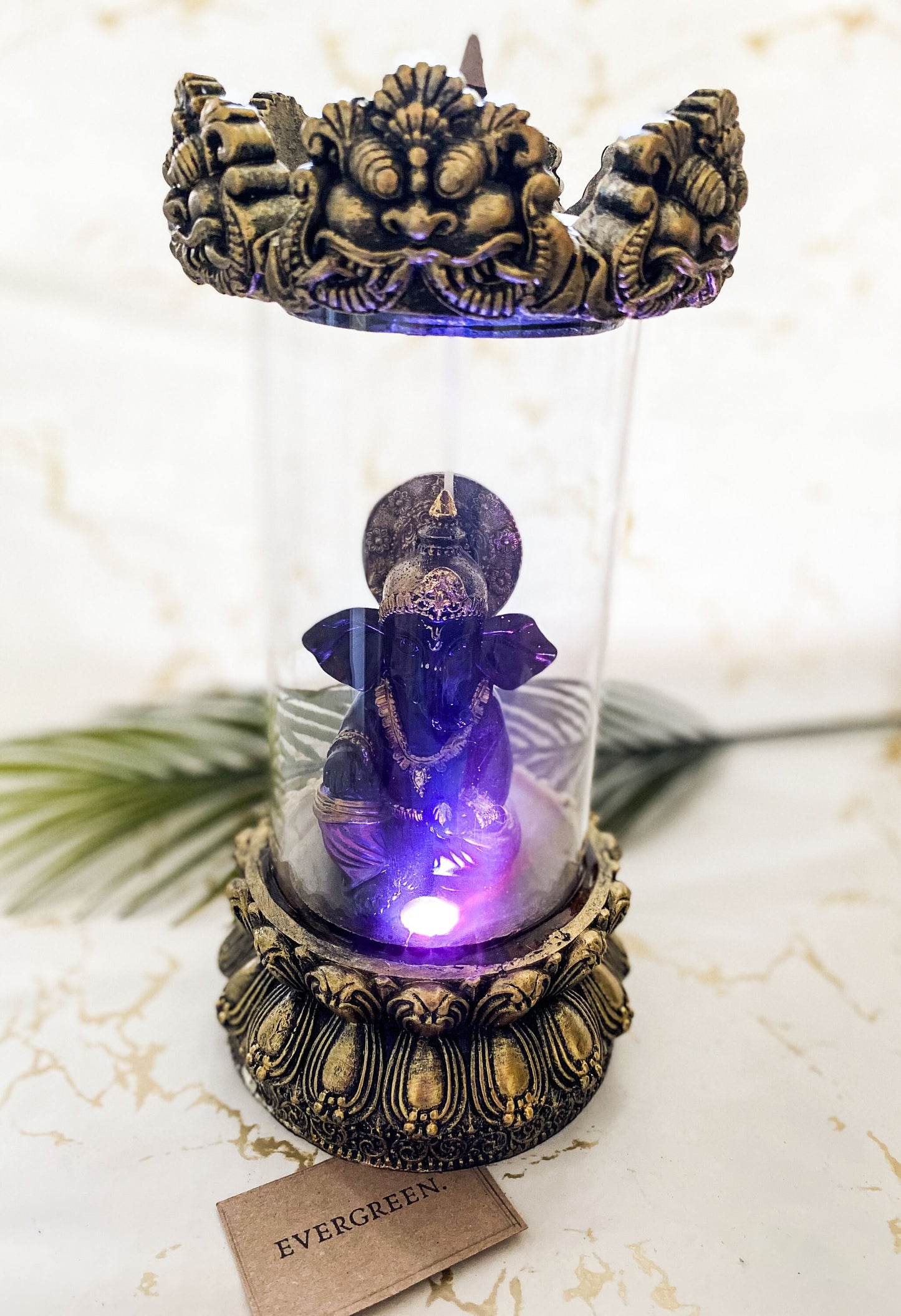 Lord Ganesh Colour Changing Backflow Incense Burner