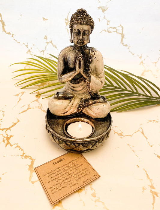 Buddha Candle Holder Statue