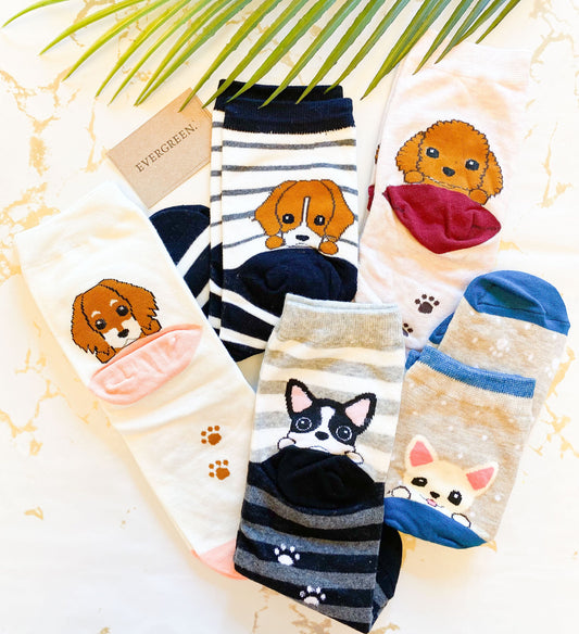 Mum / Mother's Day / Ladies / Women's Puppy Dog Socks - Wide Variety Available!