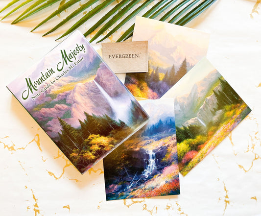 Mountain Majesty 12 Note Cards By Charles H. Pabst