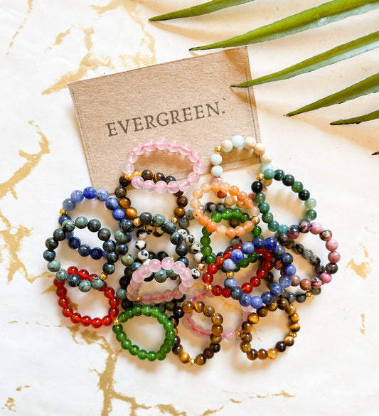 Crystal Beaded Ring - Wide Variety Available!