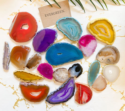 Crystal Agate Slice - Wide Variety Available!