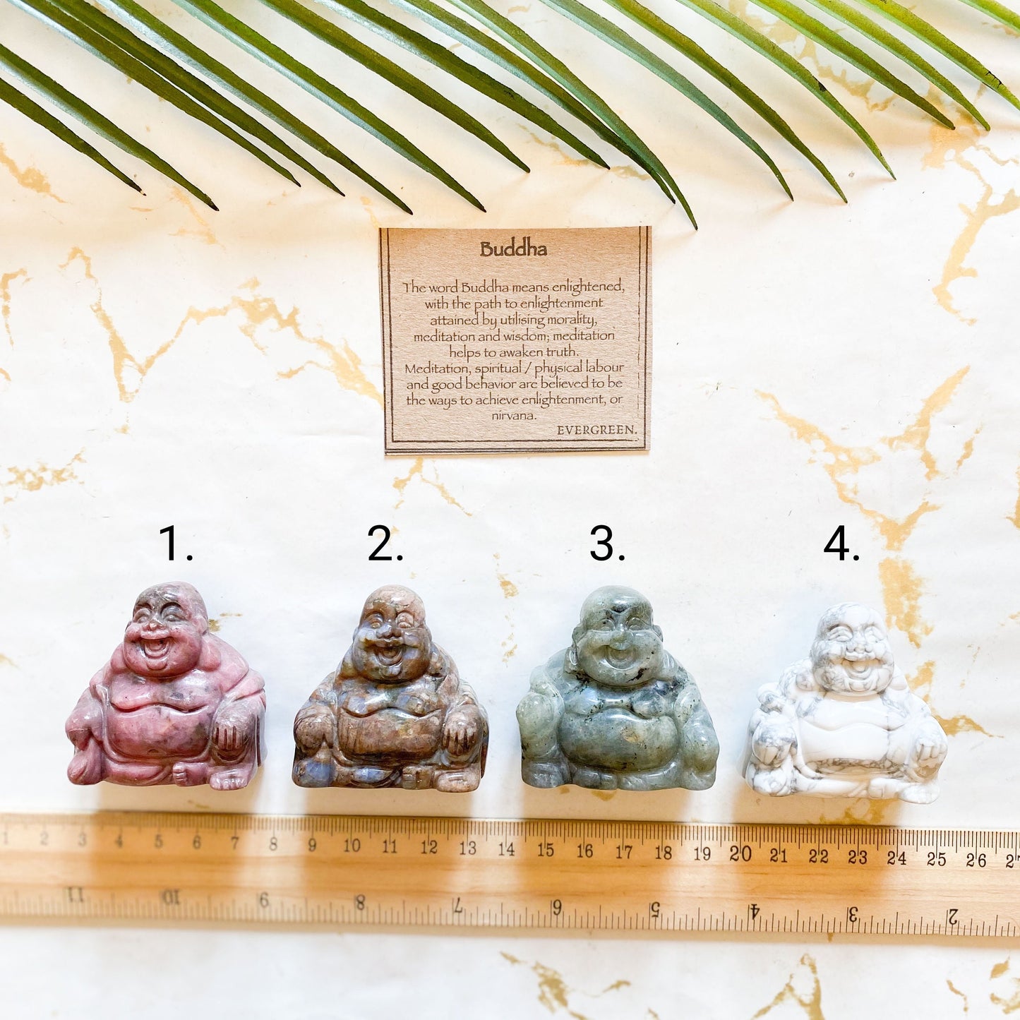 Crystal Buddha Carving - Enlightenment, Truth & Wisdom