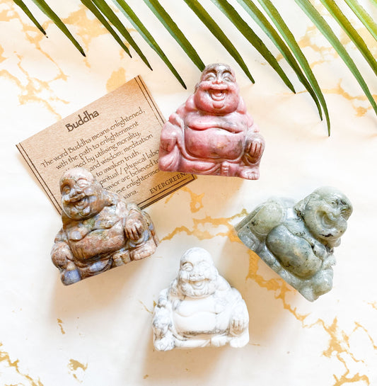 Crystal Buddha Carving - Enlightenment, Truth & Wisdom