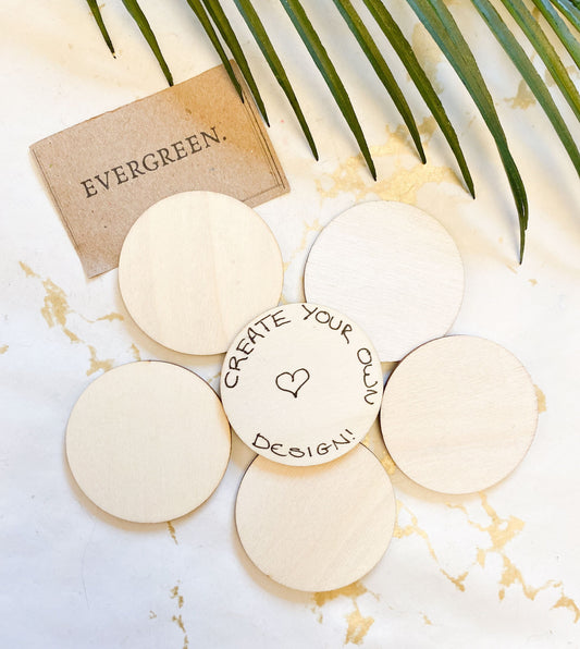 Wooden Disc - Decorate Your Own!