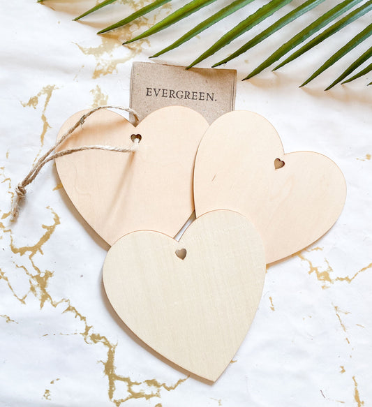 Wooden Heart - Paint Your Own
