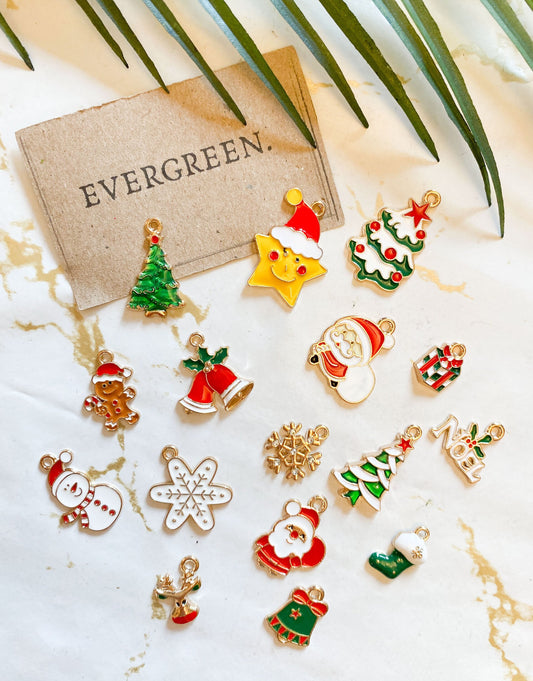 Christams / Festive Pendant / Charm - Santa, Father Christmas, Rudolph, Snowman, Candy Cane, Christmas Tree, Stocking, Bauble, Gingerbread