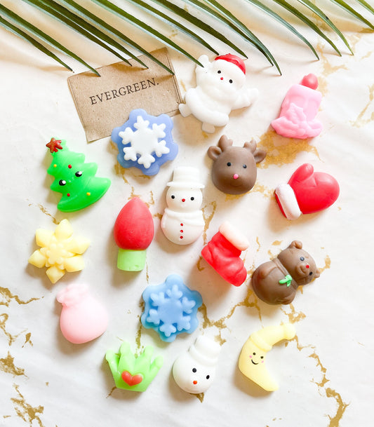Christmas Squishy Stress Reliever Toys - Wide Variety Available!