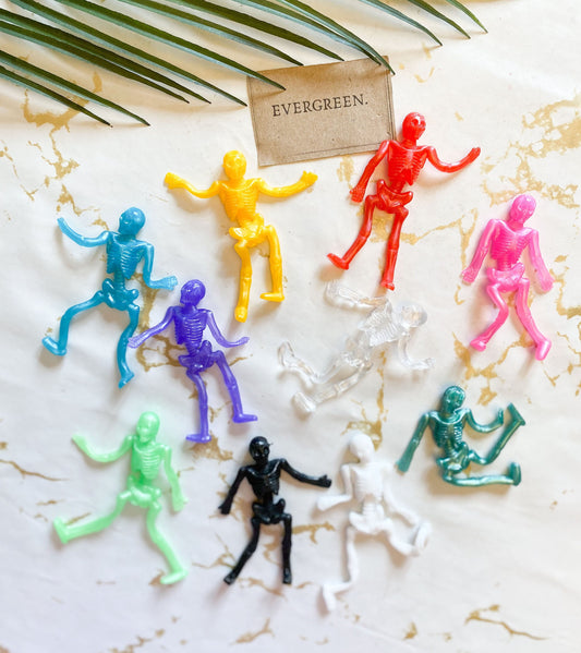 Stretchy Spooky Halloween Skeleton - Wide Variety Available!