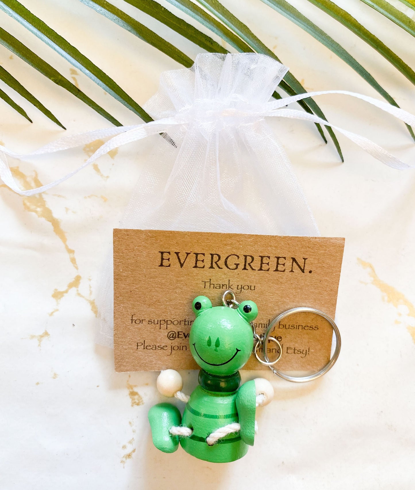 Wooden Peg Doll Animal Keychain - Wide Variety Available!