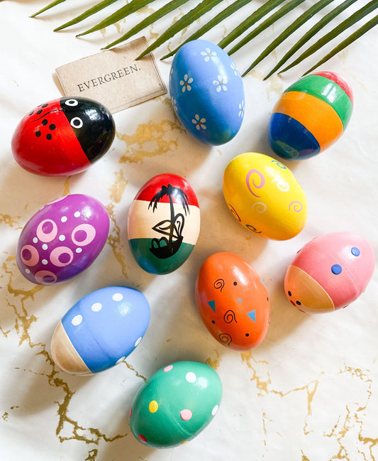 Wooden Egg Shaker / Maracas - Wide Variety Available!