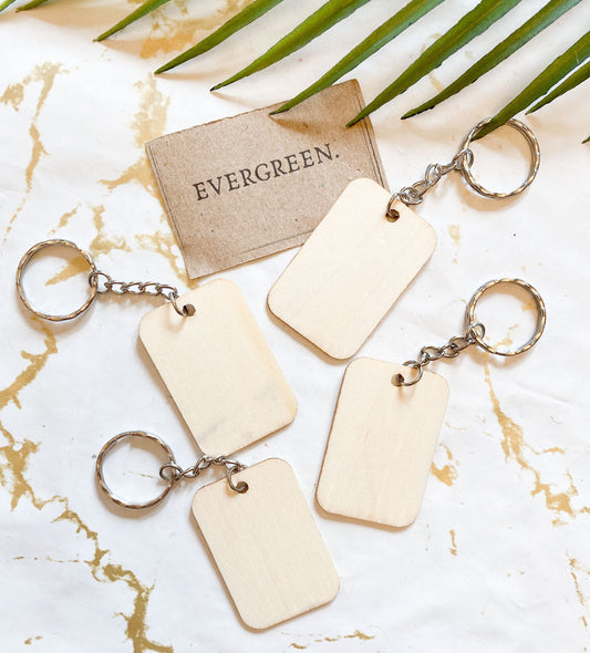 Wooden Keychain - Create Your Own!