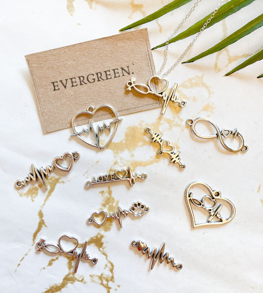 Heart / Heartbeat / Love Pendant - Wide Variety Available!