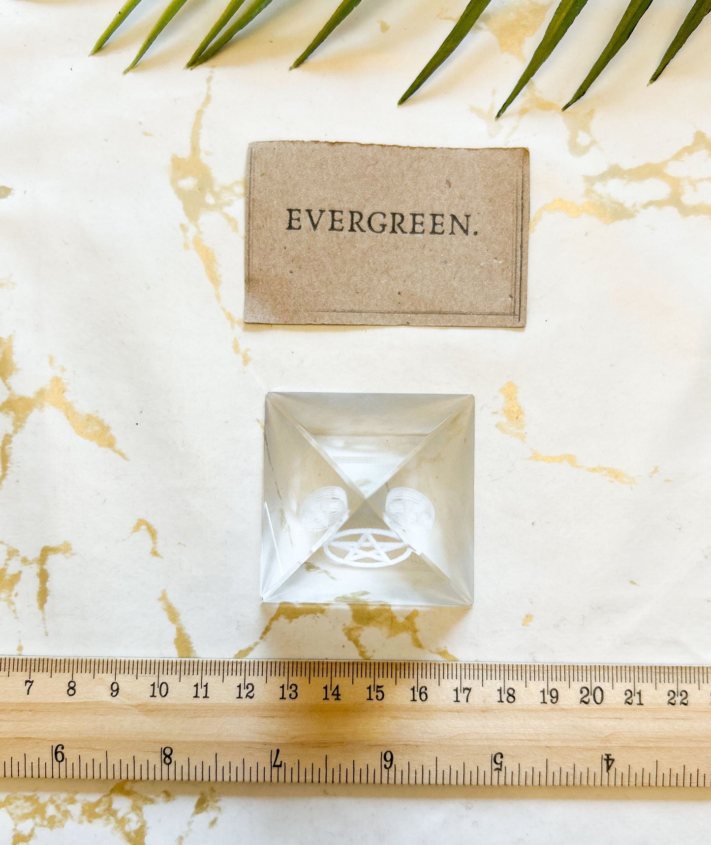 Crystal Pentagram Pyramid