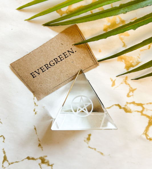 Crystal Pentagram Pyramid