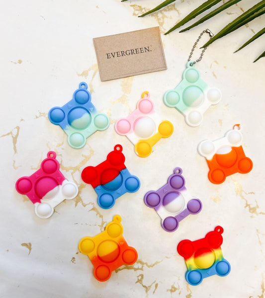Pop Fidget Keychain - Wide Variety Available!