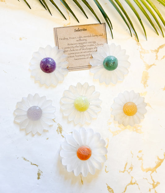 Selenite Crystal Flower - Wide Variety Available!