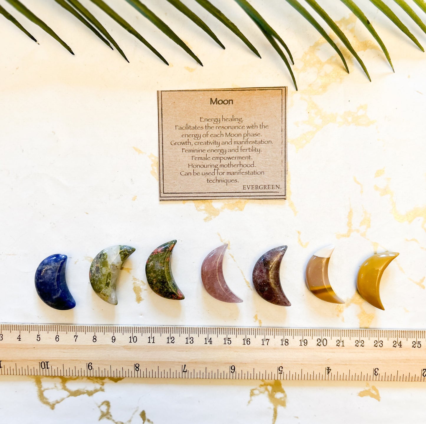 Crystal Moon Carving - Growth, Creativity & Manifestation