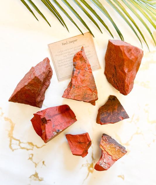 Raw / Rough Red Jasper Crystal - Passion, Energy & Motivation