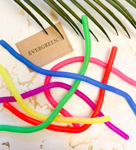 Stretchy Neon Noodle Fidget Toy Stress / Anxiety Relief - Wide Variety Available!