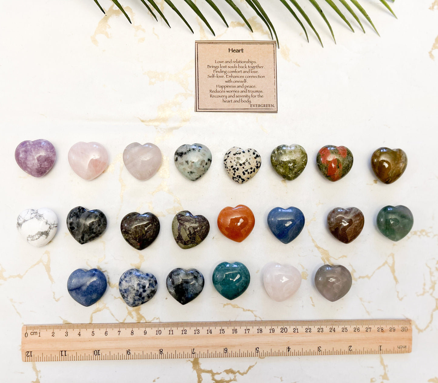 Crystal Heart 30mm - Wide Variety Available!