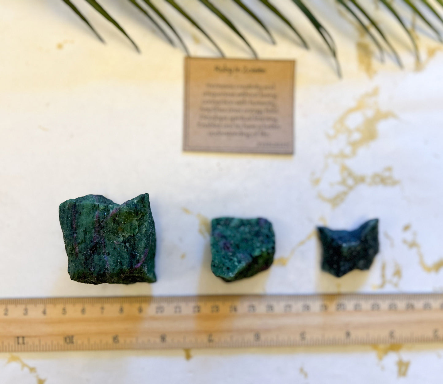 Raw / Rough Ruby In Zoisite Crystal - Energy, Creativity & Uniqueness