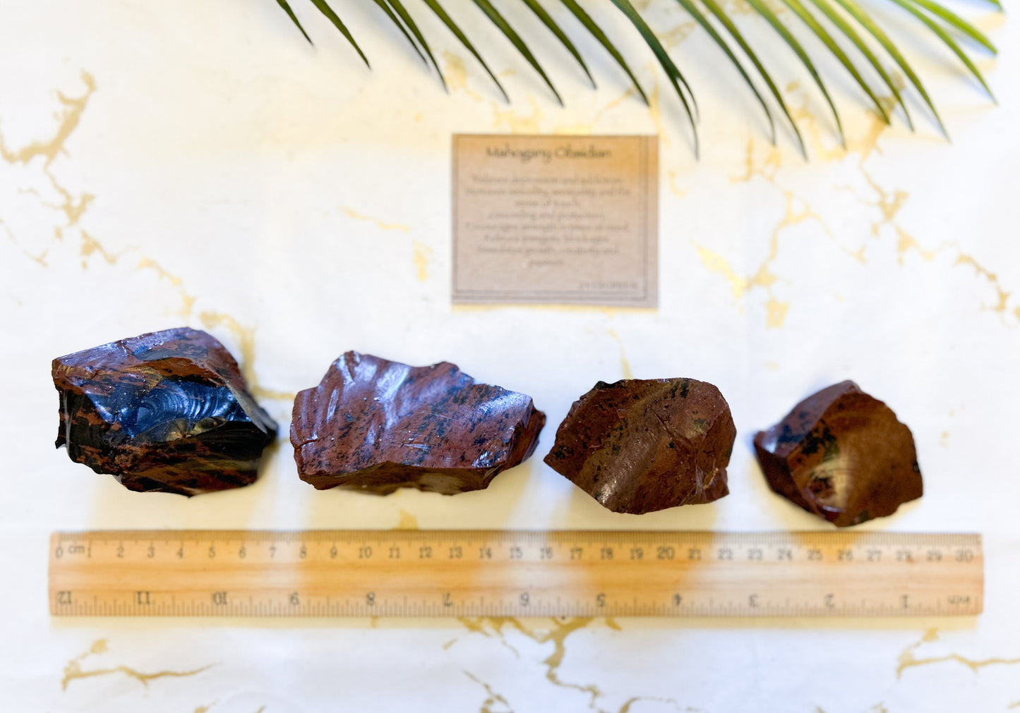 Raw / Rough Mahogany Obsidian Crystal - Grounding, Protection & Creativity