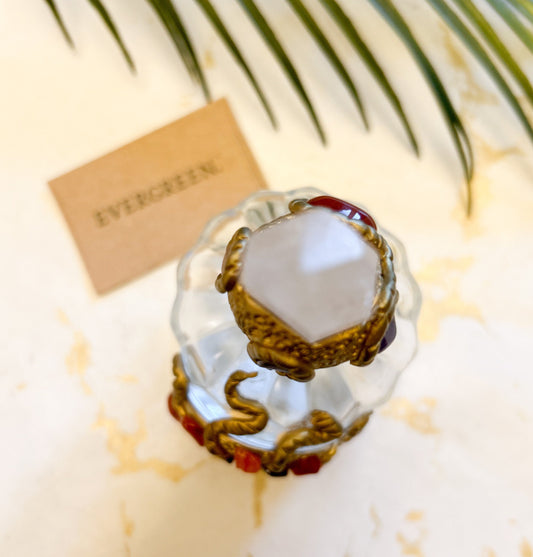 Gold Tiger Eye crystal Energy Bottle