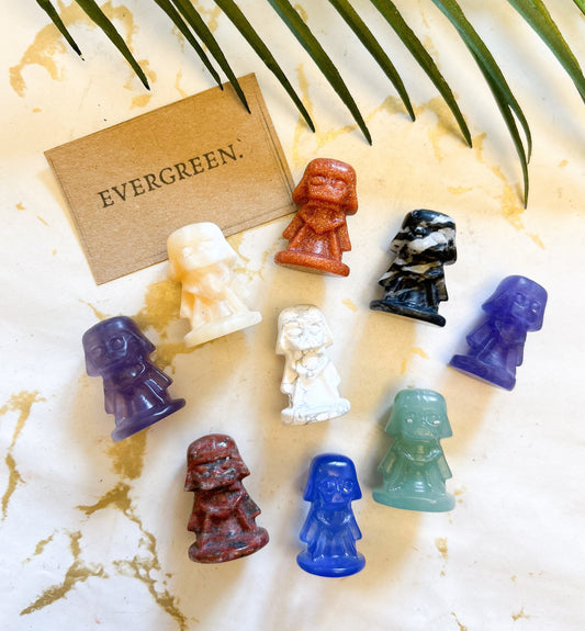 Darth Vader Starwars Crystal Carving - Wide Variety Available!