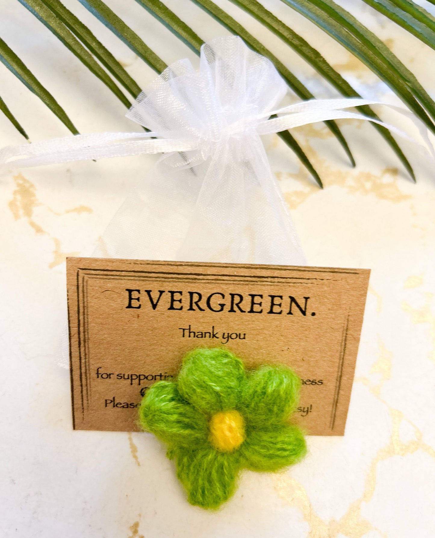 Handmade Wool Yarn Crochet Flower - Wide Variety Available!