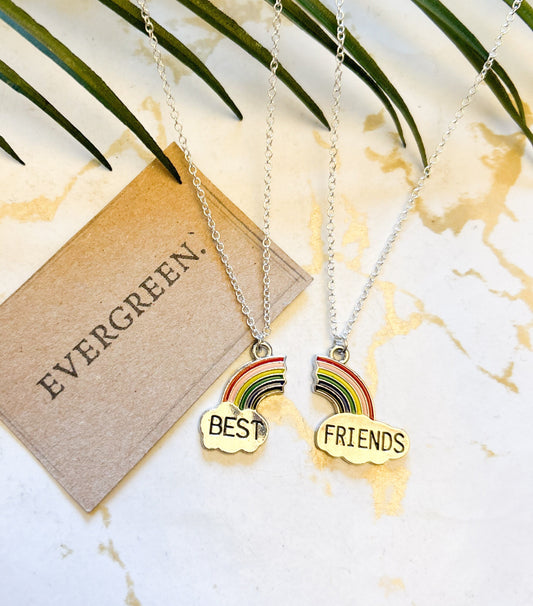 Best Friend Rainbow Pendant / Charm - Variety Of Chains Available!