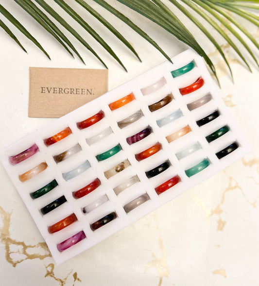 Crystal Band Ring - Wide Variety Available!