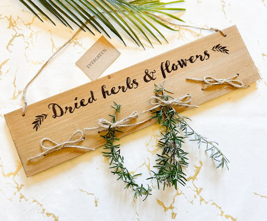 Wooden Herb & Flower Drying Rack