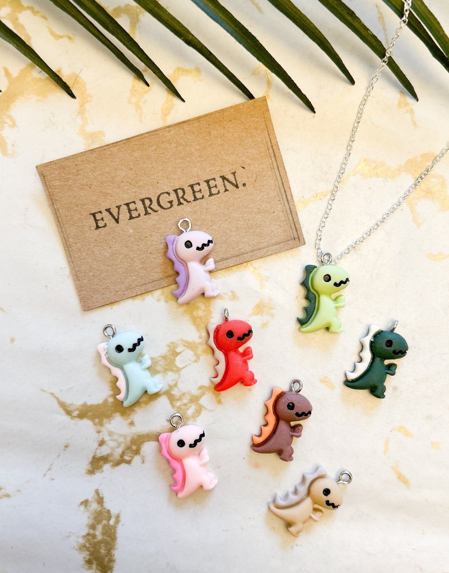 Dinosaur Pendant / Charm - Wide Variety Of Colours Available!