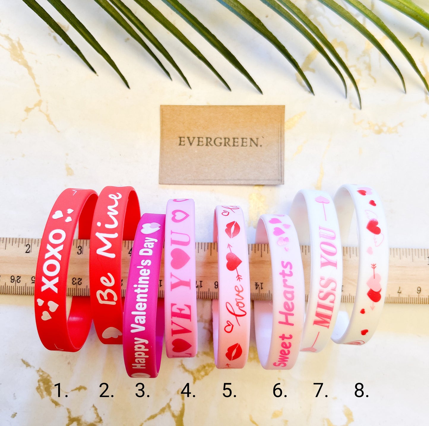 Love / Hearts / Kisses / Valentine's Day Stretchy Wristbands - Wide Variety Available!