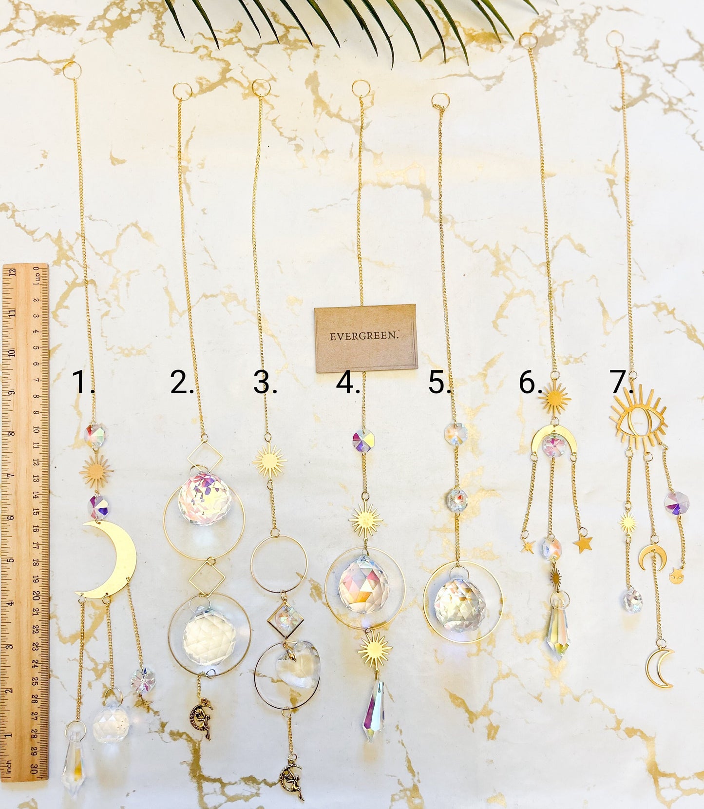 Moon / Star / Sun / Zodiac Crystal Suncatchers - Wide Variety Available!