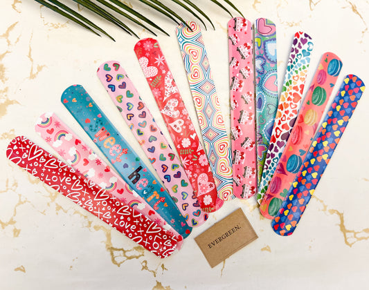 Love / Valentine's / Friendship Slap Bracelet - One Size Fits All / Wide Variety Available!