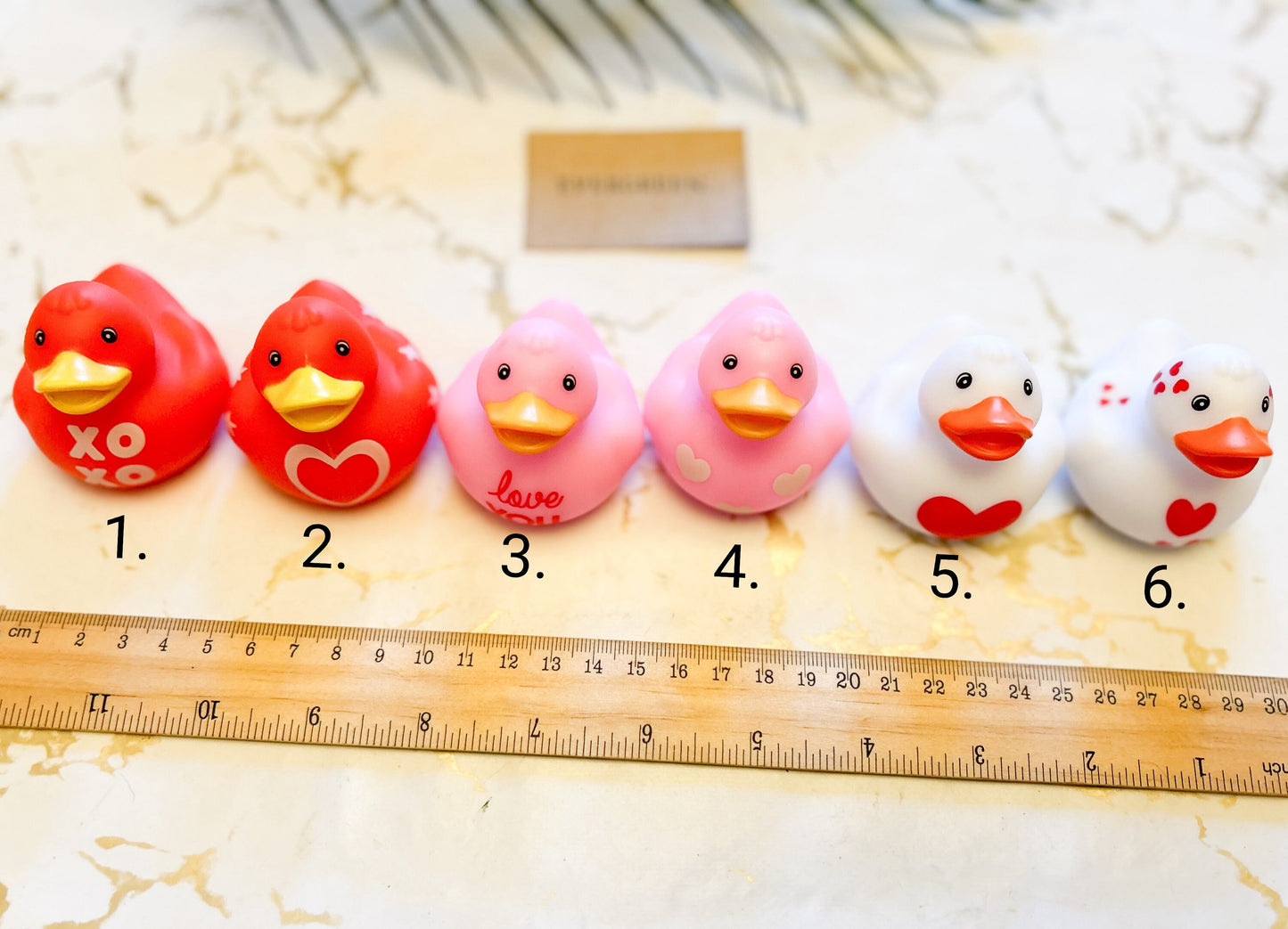 Love / Kisses / Hearts / Hugs / Valentine's / Romantic / Date Night Rubber Bath Duck - Wide Variety Available!