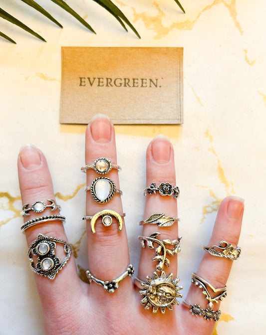 Nature / Boho / Meditation Ring - Wide Variety Available!