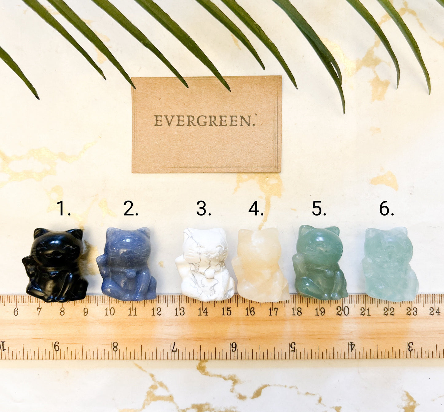 Crystal Lucky Cat Of Fortune - Wide Variety Available!