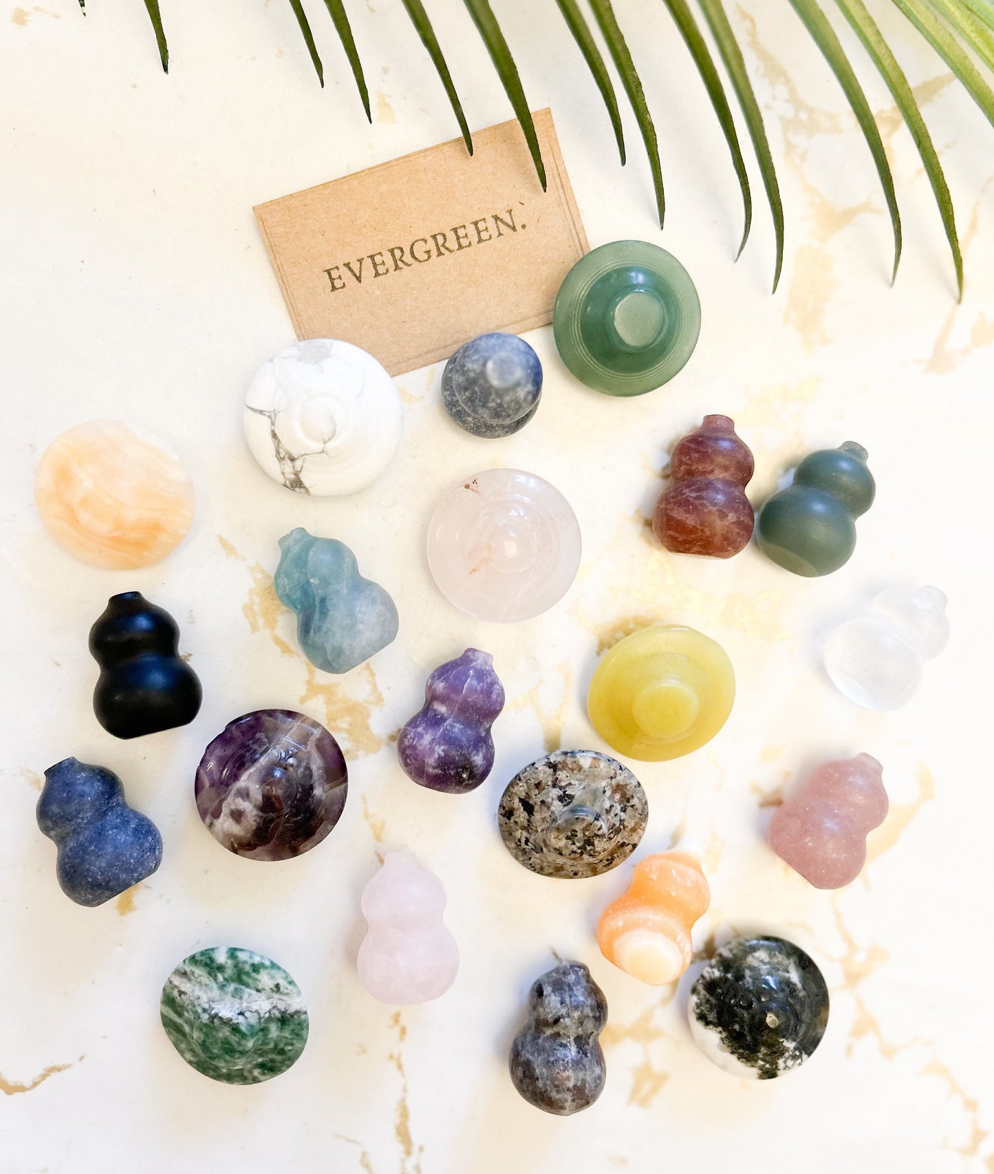 Crystal UFO / Disc / Flying Saucer / Alien / Space / Hulu / Wu Lou / Gourd / Fortune Carvings - Wide Variety Available!