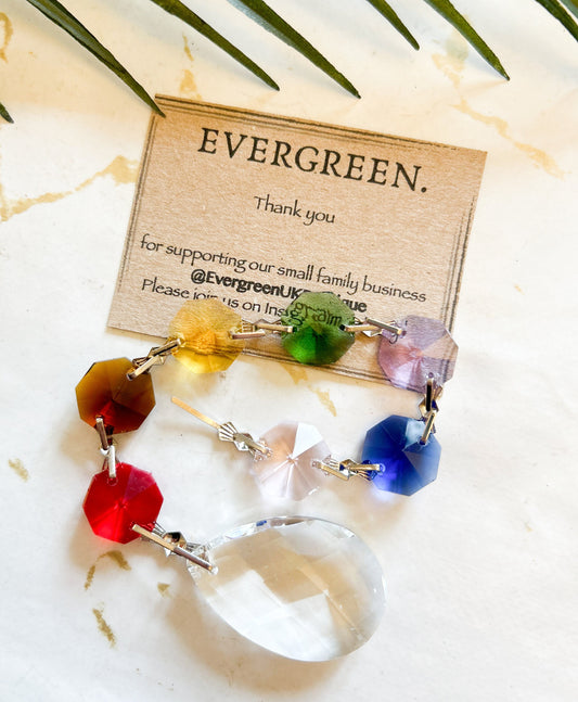 Crystal 7 Chakra Sun Catcher - Wide Variety Available!