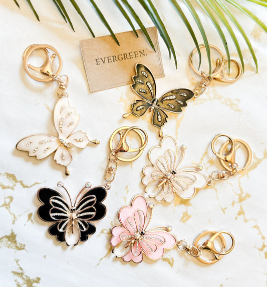 Butterfly Keychain - Wide Variety Available!